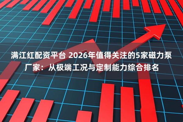 满江红配资平台 2026年值得关注的5家磁力泵厂家：从极端工况与定制能力综合排名